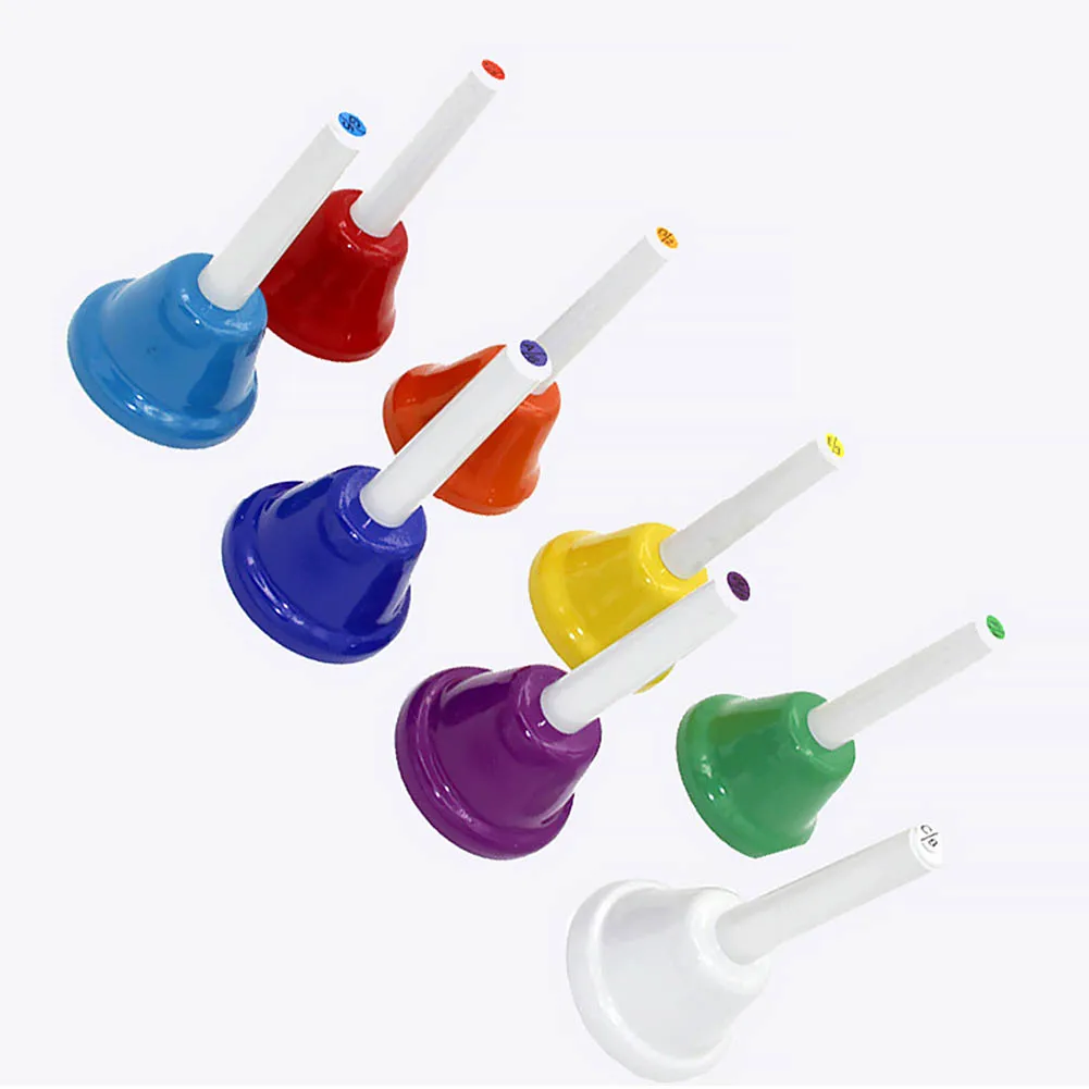 

8pcs/set 8-Note RFID Blocking Musical Toy Child Kids Toy Instrument Early Education Hand Bell