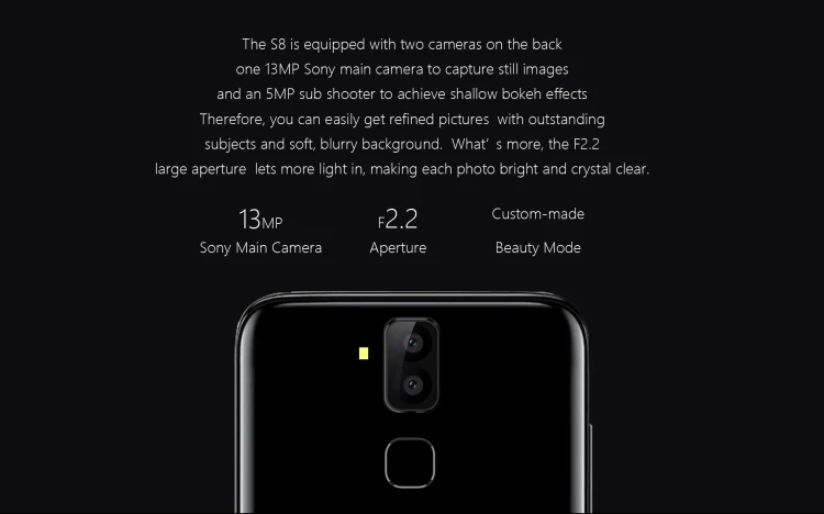 Stock in Europe MEIIGOO S8 4GB RAM 64GB ROM MTK6750T 1.5GHz Octa Core 6.1 Inch 3D Curved Bezel-less FHD+ Screen Dual Camera Android 7.0 4G LTE Smartphone