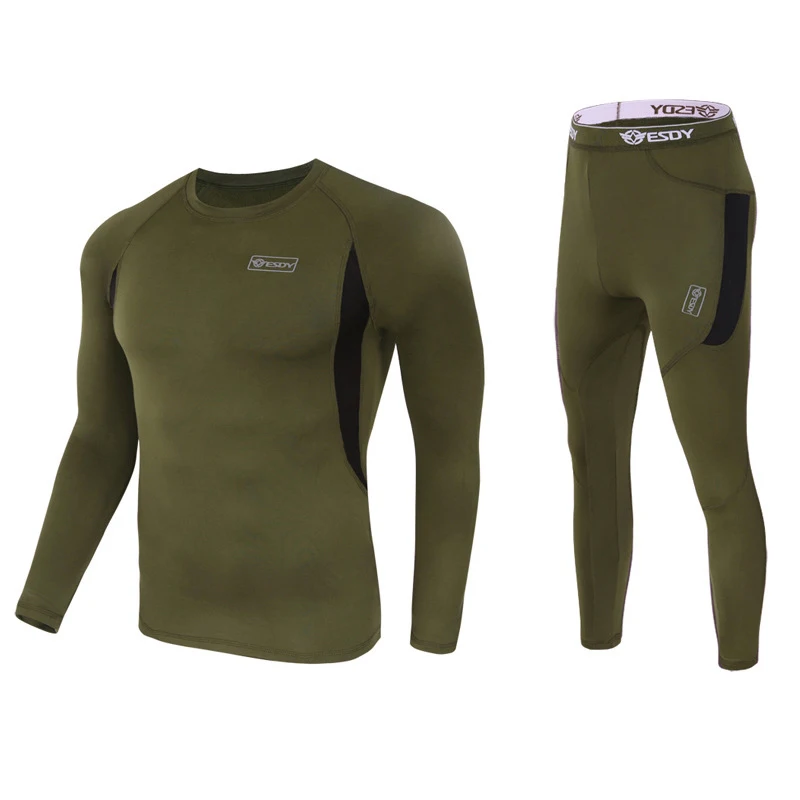 

Outdoor Thermal Underwear Sets For Men Women Hiking Skiing Underwear Sets Windproof Solid Fleece Sports Underwear Skiing Clothes