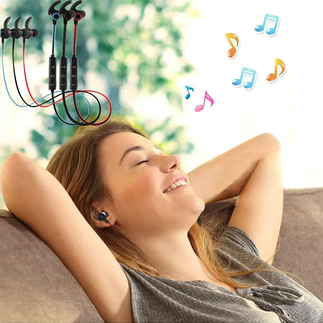 Стерео Bluetooth Mic 4 1 наушники общие Sweatproof со всеми наушниками 6 с 3 устройствами 7
