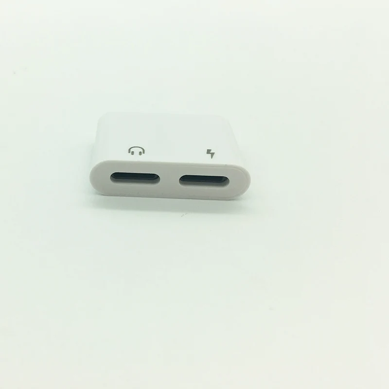 Двойной разъем аудио и зарядный адаптер для iPhone 6 7 8 Plus X XR XS MAX Зарядный Кабель