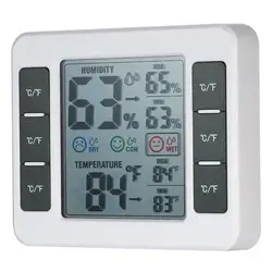 ЖК-цифровой Комнатный термометр и гигрометр комнатный датчик влажности Измеритель температуры Термогигрометр с макс мин