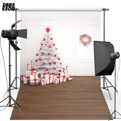 DAWNKNOW Merry Christmas Tree полиэстеровый фон для Семья Indoor винил фотографии заставка лля детей фотостудия CM6436