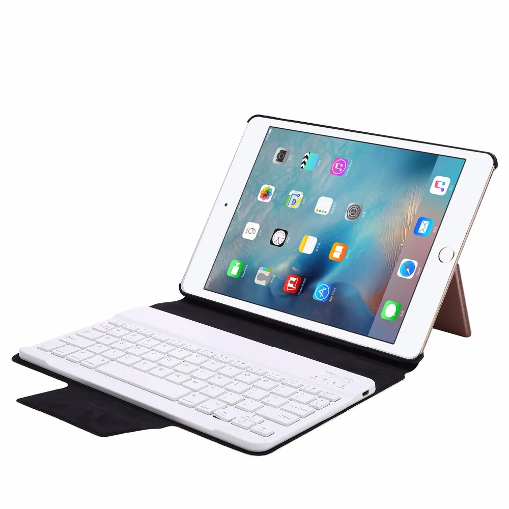 Чехол для iPad 2018 9,7, Kemile ультра тонкая клавиатура Bluetooth W Стенд кожаный чехол нового iPad 2017/2018 9,7 A1893 A1954 случае