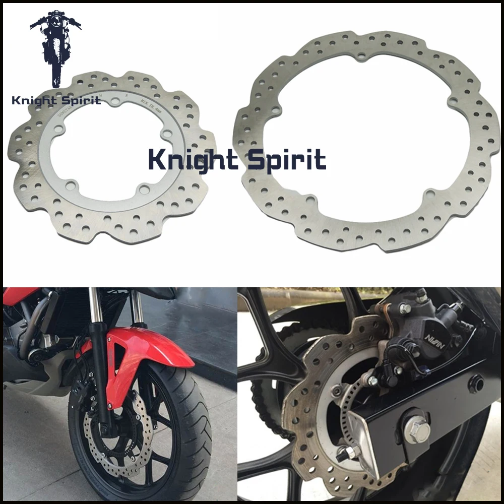 

For Honda NC700X NC700S NC750X NC750S CTX700 NC700D Integra Motorcycle Accessories Front & Rear Wheel Brake Disc Rotor OD 320mm