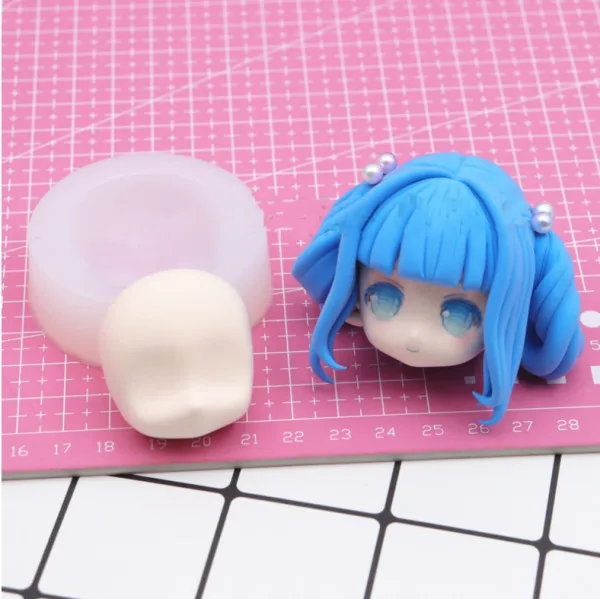 clay doll face mold 1