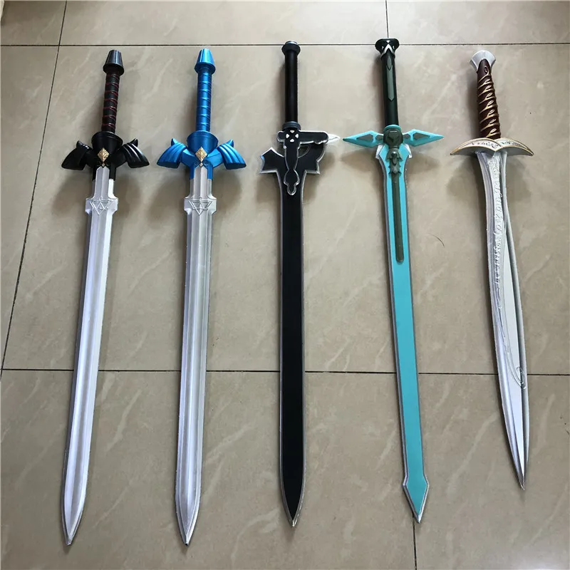

1:1 Sword Legend of Zelda Cosplay PU Sword Art Online SAO The Hobbit Frodo Baggins Sting Sword Kids Gift 80cm