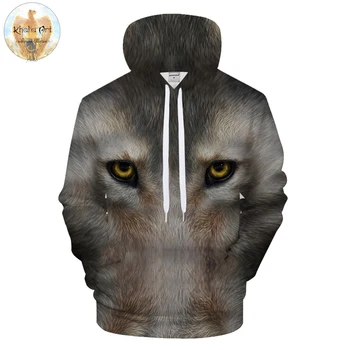 

I have no family By KhaliaArt Wolf 3D Print Hoodies Women Casual Sweatshirt Hooded Tracksuits Brand Pullover Jacket Coat Drop Sh