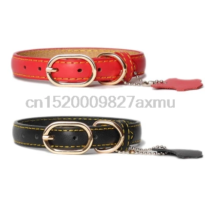 

30PCS Pet Products Pet Dog Collars Leather Leash Training For Small Large Dogs Collar Leash Cat Collar Harness Dog Tag