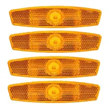 2 пары велосипедов отражатели безопасности отражатели обода отражатели светильник