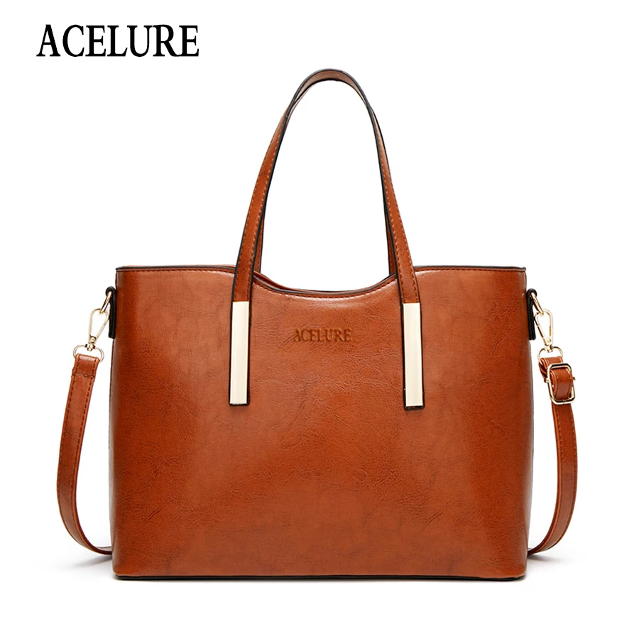 ACELURE النفط الشمع بو حقيبة كتف المرأة الأزياء حقيبة يد عارضة رسول الأعلى مقبض حقيبة السيدات Crossbody أكياس الإناث أنيقة حمل ACELURE النفط الشمع بو حقيبة كتف المرأة الأزياء حقيبة يد عارضة رسول الأعلى مقبض حقيبة السيدات Crossbody أكياس الإناث أنيقة حمل
