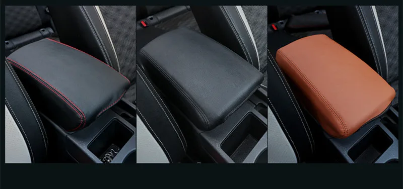 Color Name : Black Bracciolo auto Pelle bracciolo centrale copertura misura for il Nissan Qashqai 2008-2011 2012 2013 2014 2015 2016 2017 Centro di controllo bracciolo Box Cover Trim