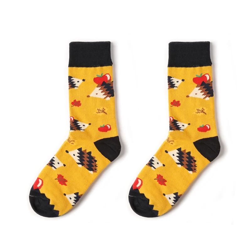 VVQI ins 5pairs harajuku kawaii wonen socks Cartoon animals Tiger hedgehog North Star cute socks streetwear korean funny socks