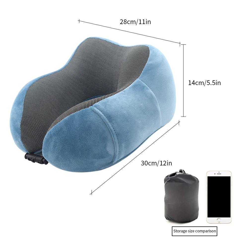 U-образные подушки для шеи из пены памяти, мягкая подушка с эффектом памяти, Шейное здоровье, постельные принадлежности, Прямая, подушка для путешествий