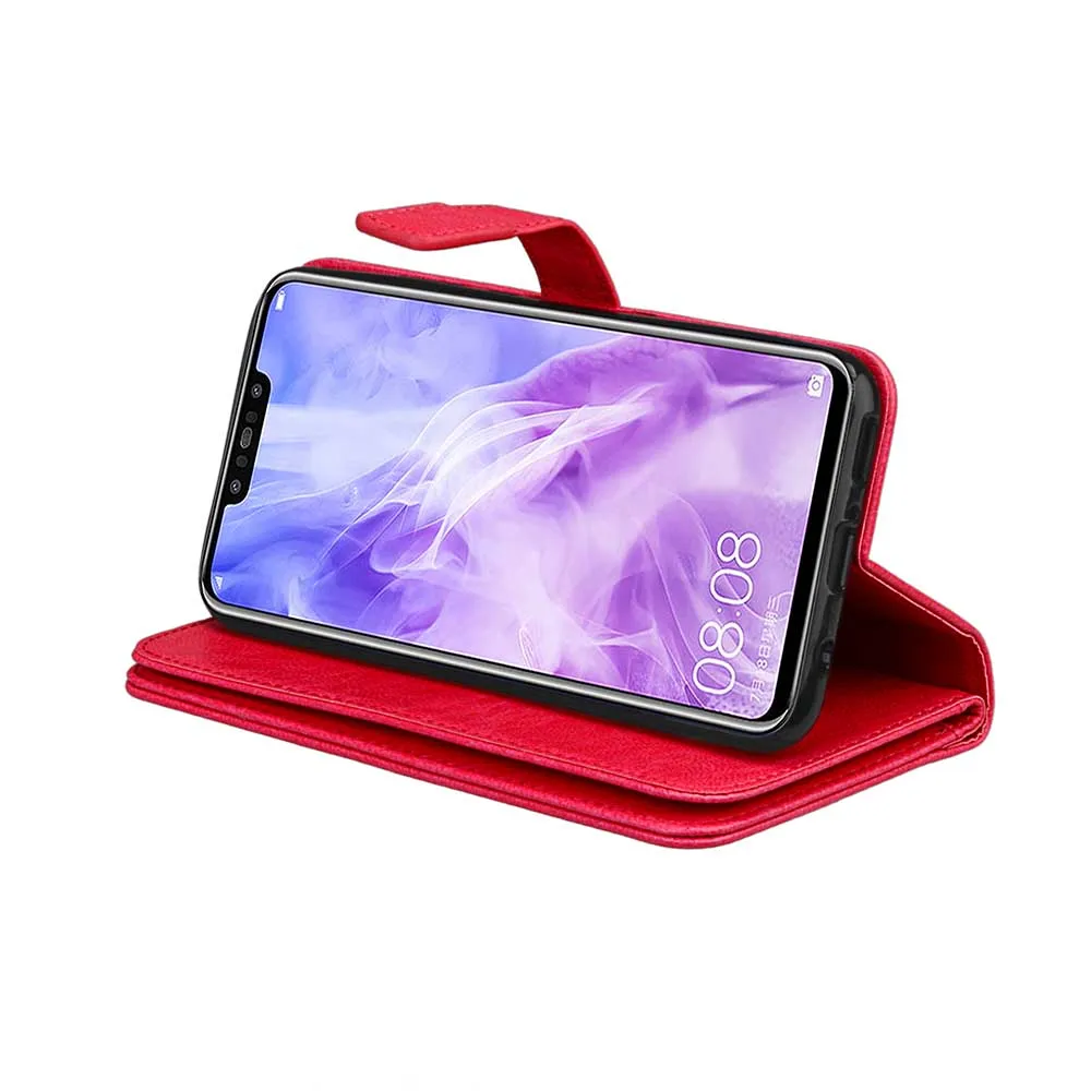 Роскошный чехол-книжка для huawei Nova 3 Чехол Nova3 кожаный кошелек сумки 9 слотов корпус для Coque huawei Nova 3i чехол для телефона флип