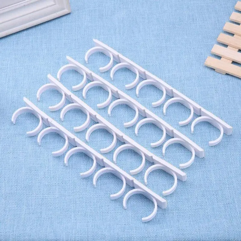 2/4 Pcs Wall Mount Ingredient Spice Bottle Rack Plastic Organizer Rack Kitchen Cabinet Door Hooks Jars Spice Holder Tool