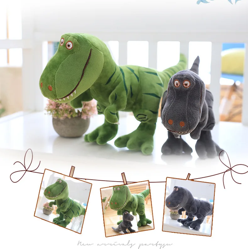 HTB1KH02gL9TBuNjy0Fcq6zeiFXa7 1pc 40-100cm New Dinosaur Plush Toys Cartoon Tyrannosaurus Cute Stuffed Dolls for Kids Children Boys Birthday Gift
