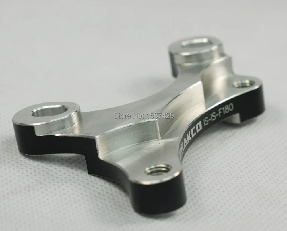 CNC MACHINED BIKE BICYCLE DISC BRAKE MOUNT ADAPTOR IS CALIPER IS FORK