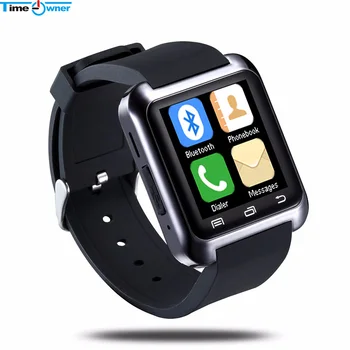 

Time Owner TW08 Bluetooth Clock Smart Watch Android Phone Watch Health Tracker Notification Smartwatch for Samsung Xiaomi Huawei