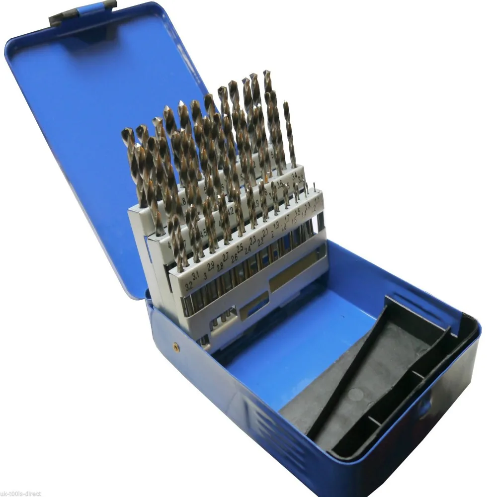 

New Arrival High Quality 51Pcs/Set HSS Engineering Drill Bit Set 1 - 6mm in 0.1mm Increments