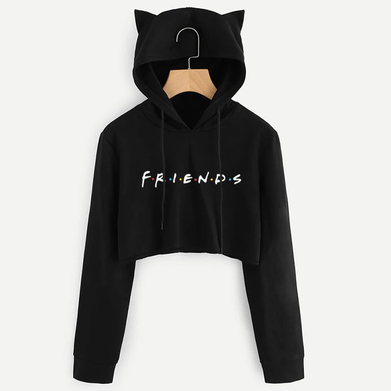 

Kpop Fashion Friend Tv Harajuku Streetwear Hoodies Sweatshirt Kawaii Cropped Hoodie Plus Size Casual Hoody Ladies Tumblr Ulzzang