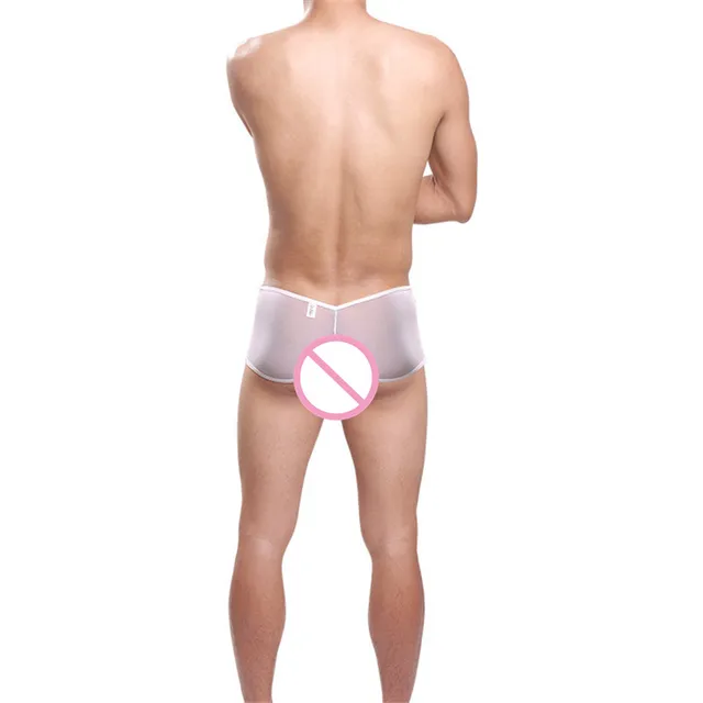 Sexy man bokserki czarny i biały kolor tanie i dobre opinie Poliester spandex Free size Stałe Sexy man bokserki czarny i biały kolor tanie i dobre opinie Poliester spandex Free size Stałe