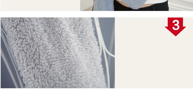New Korean Version Of The Bib Hat Thick Warm Scarf Hat Gloves Three Pieces One Large Fur Collar Three-Piece Set For Women SN53 (4)