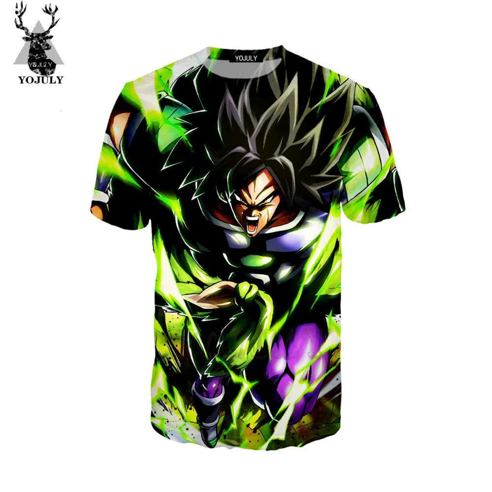 

YOJULY 3D Printed Unisex Dragon Ball Z DBZ Broly Broli Saiyan Casual O-neck T-shirt/Sweatshirt/Hooded hoodies/Zipper Tops 083