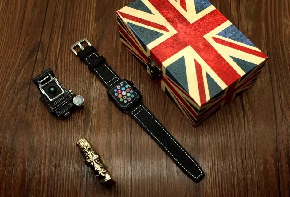 2 erkek kol saati reloj hombre For Apple iWatch Strap Women's Watch Bracelet (4)