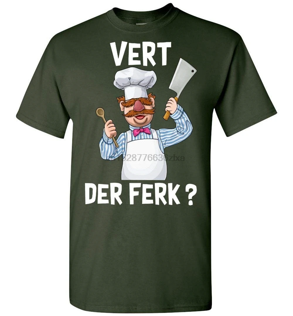 

Swedish Chef Vert Der Ferk Parody T-Shirt Adult and Youth Size