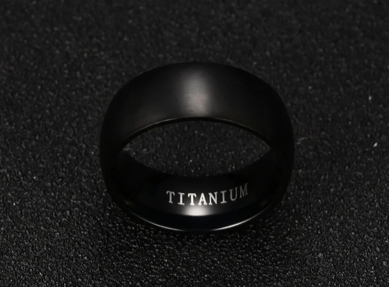 Anel Masculino Anillos Hot Sale Rushed Party Jewelry 100% Titanium Rings For Men 8mm Cool Men' Ring Male Gift Aliexpress Sales