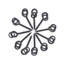 20 шт. новые рыболовные аксессуары держатель приманки карп винт для Бойла колышек с кольцом поворотный Chod Rig терминал снасти