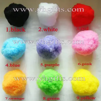 

200PCS/LOT.6cm Pompoms,Big pompom,Pom-pom,Craft material,Handmade accessories.Doll head.9 color,Freeshipping.Wholesale