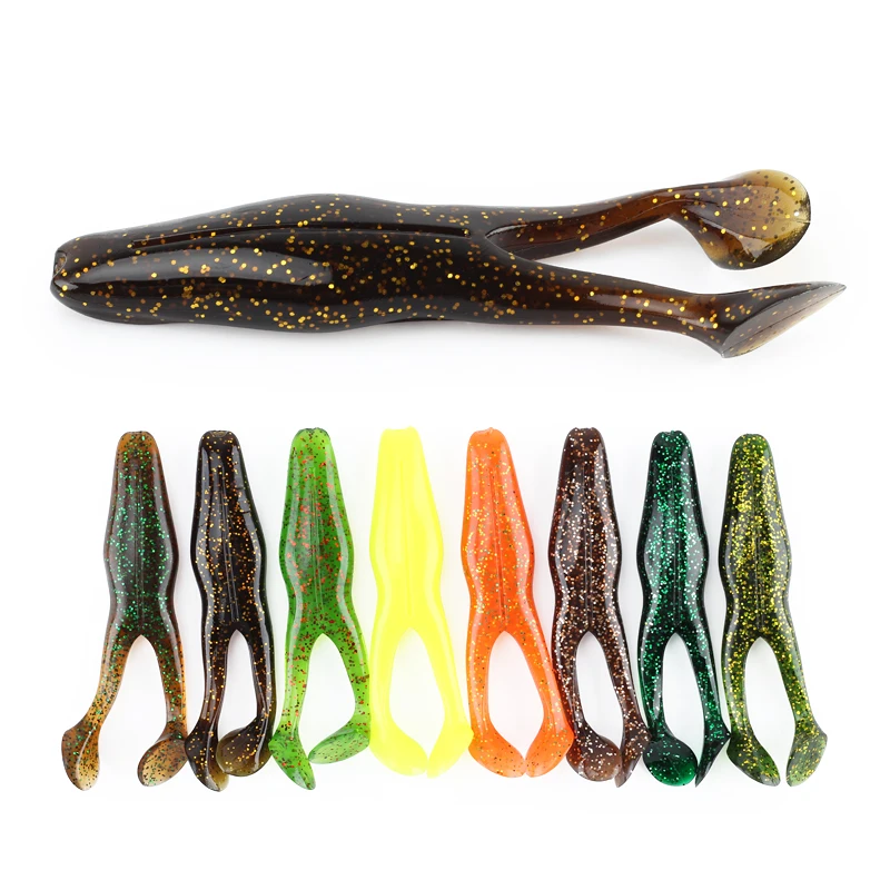 

2Pcs Frog Soft Bait 105mm/15g Professional Artificial Bait Bass Green Frog Fishing Lures