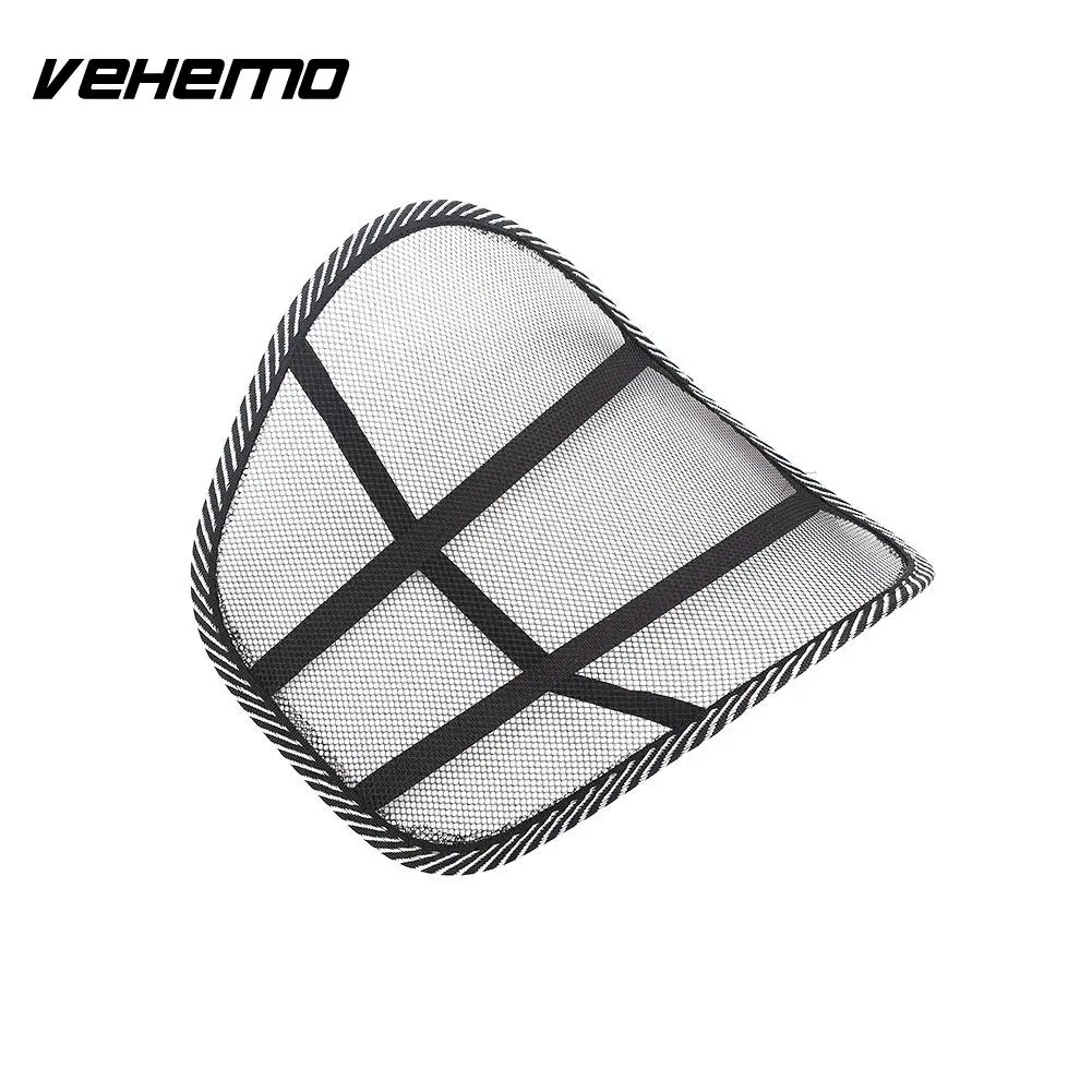 

VEHEMO Massage Mesh Semi-Soft Car Chair Cushion Car Seat Pad Back Brace Support Office Relax Disability Mesh Fabric