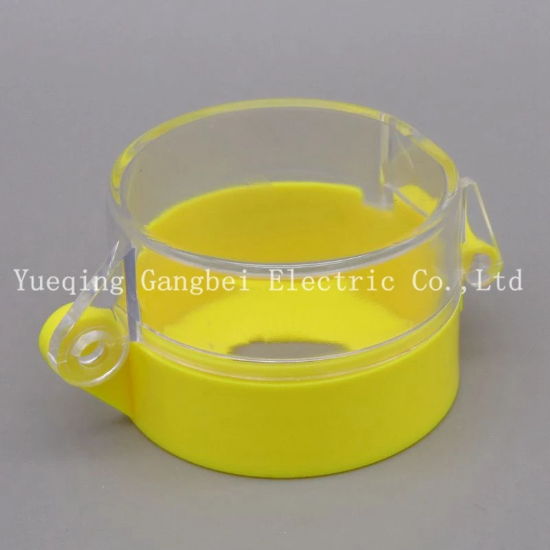 

50 emergency button protection ring button switch accessories yellow emergency stop button box and the protection cover 22mm