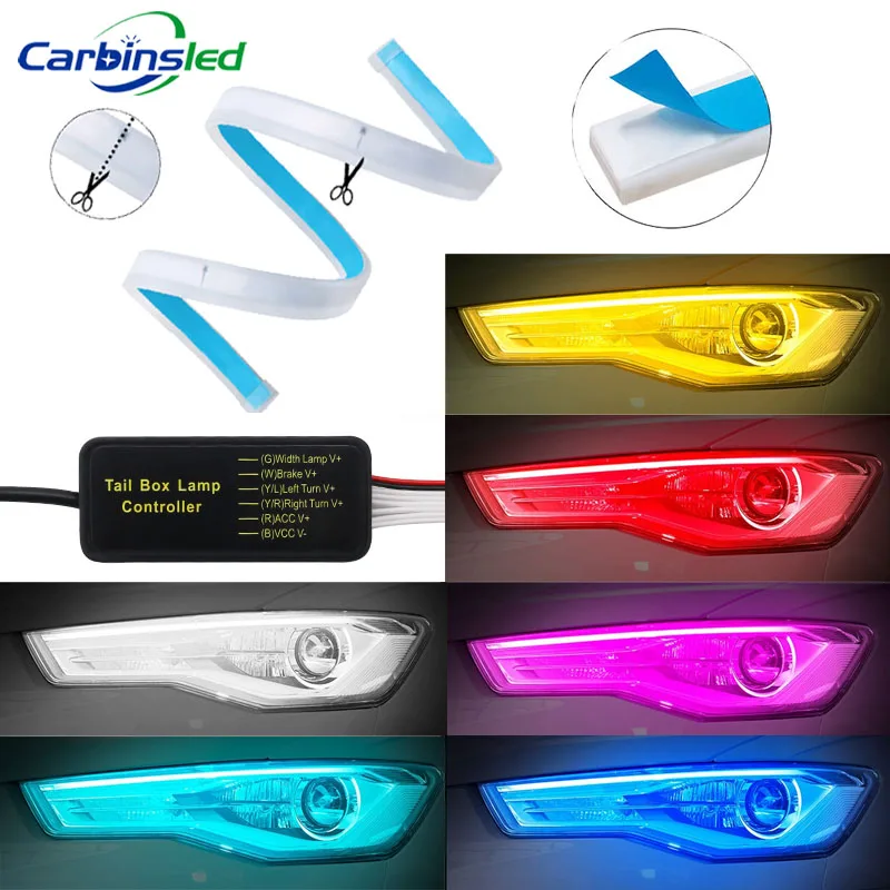 

2pcs Universal Daytime Running Light COB Fog Lamp Car Styling Led Day Light DRL Lamp Waterproof Auto Car Styling Led DRL Light