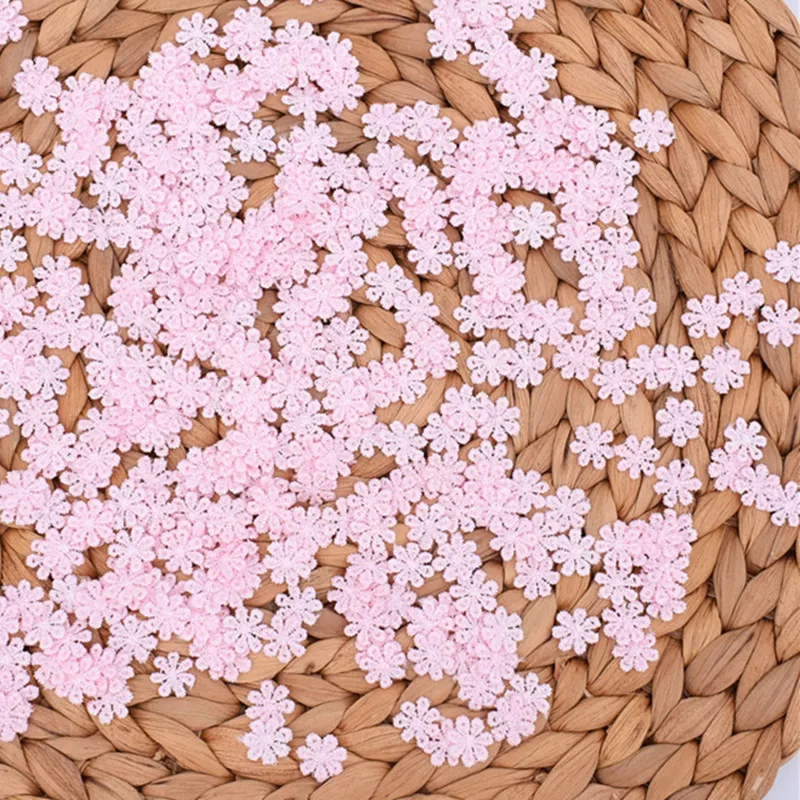 embroidery pink lace