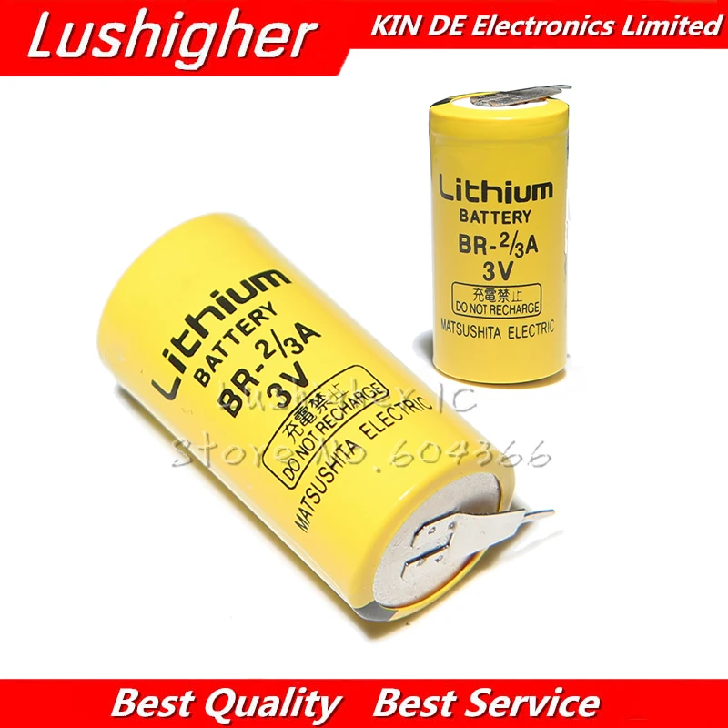 

1PCS BR-2/3A 3V BR2/3A BR2/3AE2P 3V Lithium Battery free shipping
