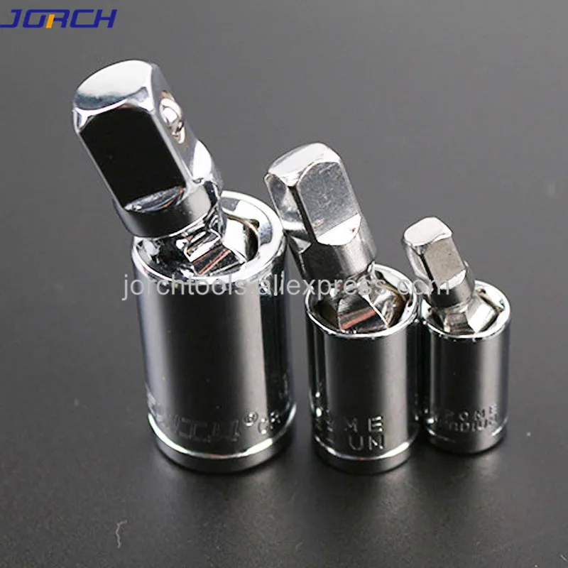 

Universal Joint Set Ratchet Angle Extension Bar Socket Adapter Wrench Tools 1/4" 3/8" 1/2"