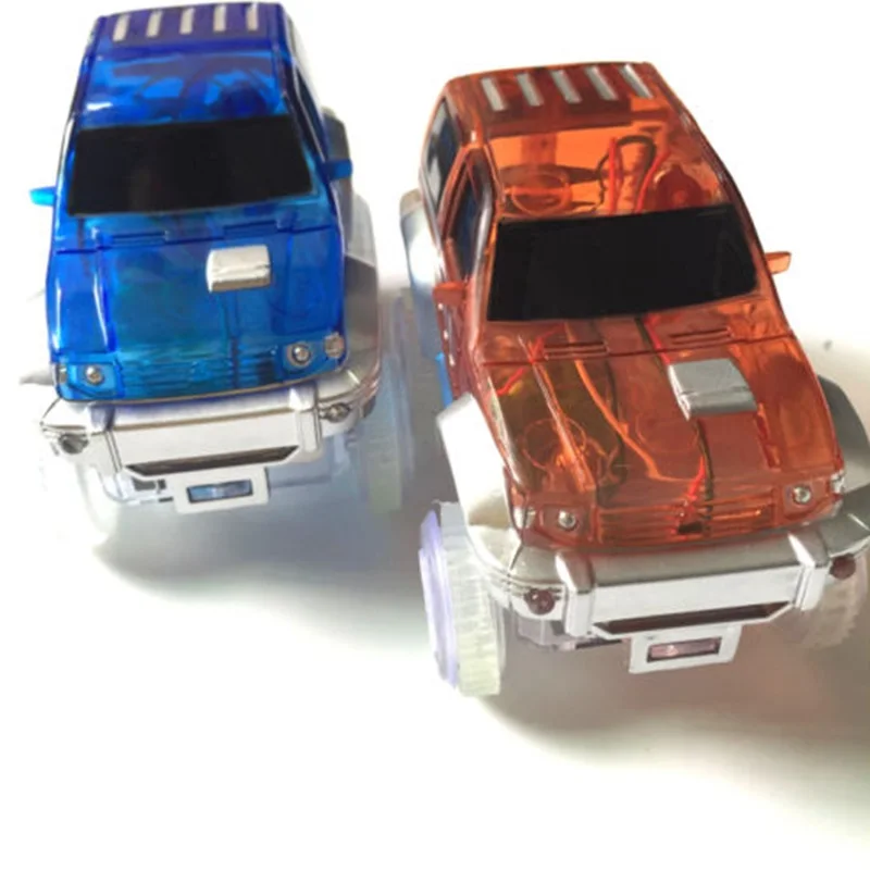 Dropshipping LED light up Car Flashing Lights Educational font b Toys b font For Children Boys