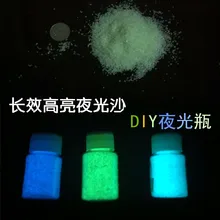 100 г/лот светящийся песок Серебристые камень песок DIY желая порошок песок фея крошечный рок пыль свечение ночью для желаний бутылки