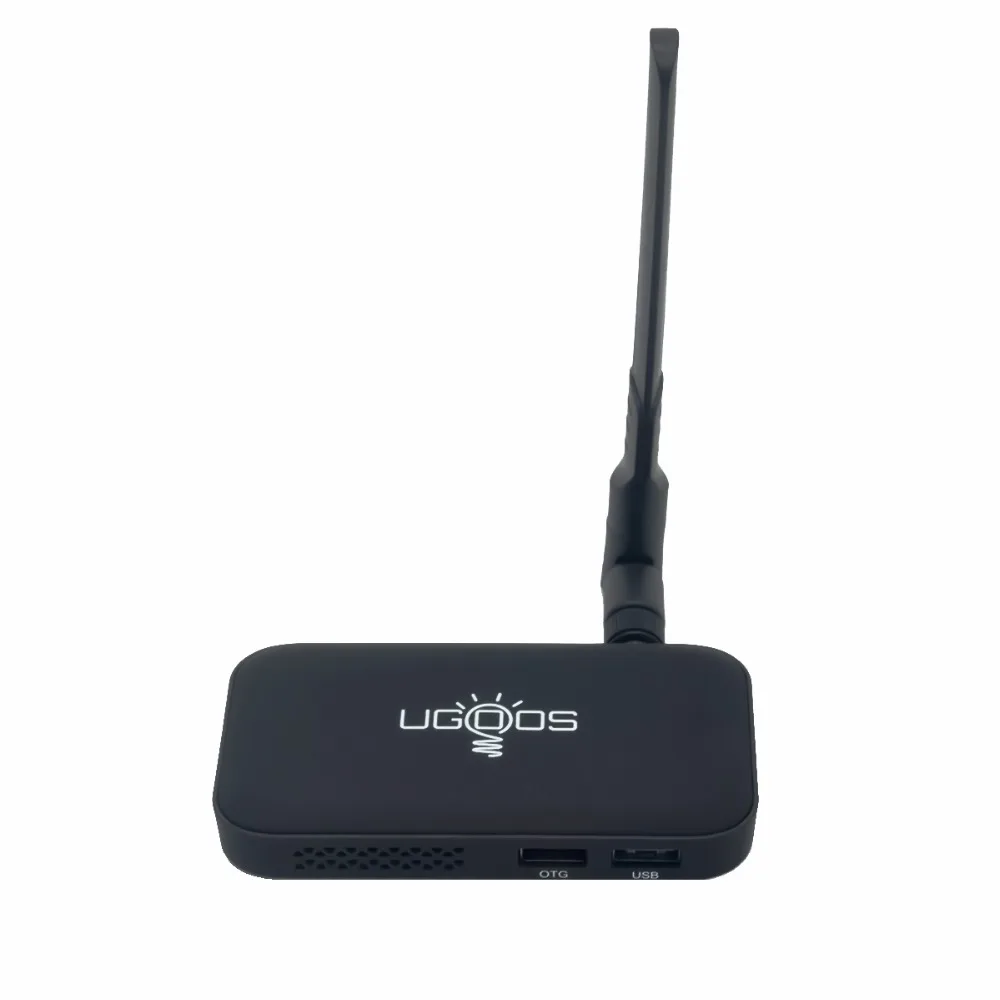 Ugoos UM4 2GB DDR4 16GB ROM Android 7.1 Smart 4K TV Box RK3328 Quad Core Home Streaming Media Player 2.4G&5G WiFi Bluetooth 4.0