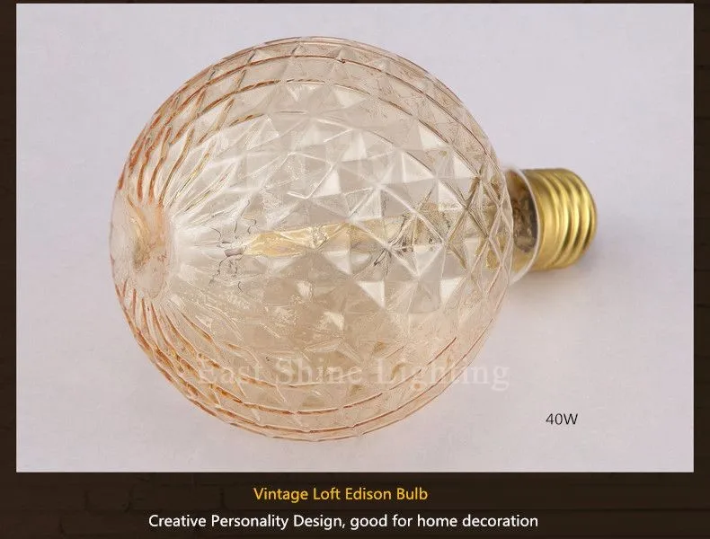 Глобус Эдисона лампа ретро G95 E27 220V винтажный светильник круглый шар Ананас форма лампы накаливания светильник ing luminaria