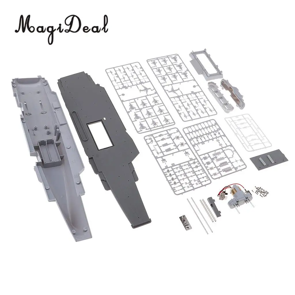 1:700 Army Vehicle Warship Battleship Electric Boat Model Kits with Motor Kids/Adults Puzzle Set