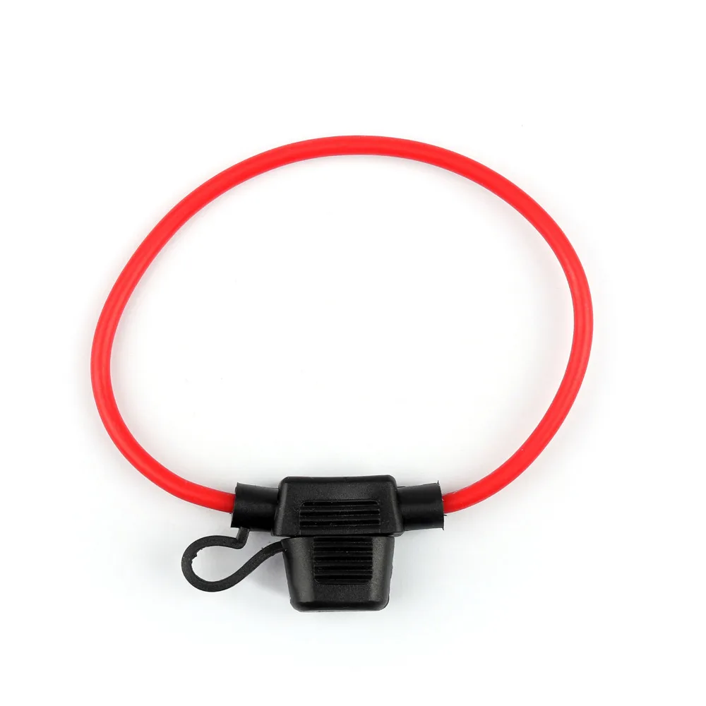 Medium Blade Fuse Holder Waterproof 16AWG In Line Wire Cable For Car/Boat 1/2/4/8PCS