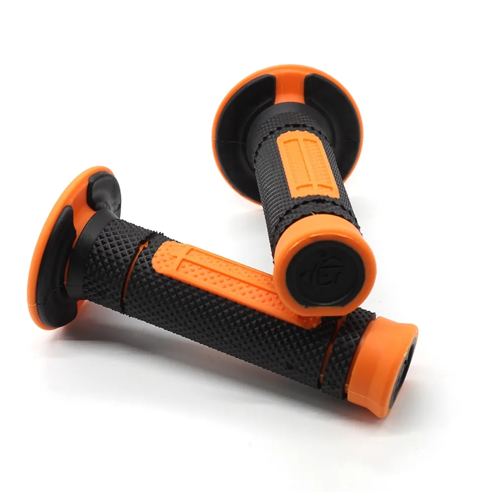 

22mm 7/8" Motorcycle Rubber Hand Grips Handle Gel handlebar for KTM Duke 125 200 250 390 EXC EXCF SX SXF XC XCF XCW Orange