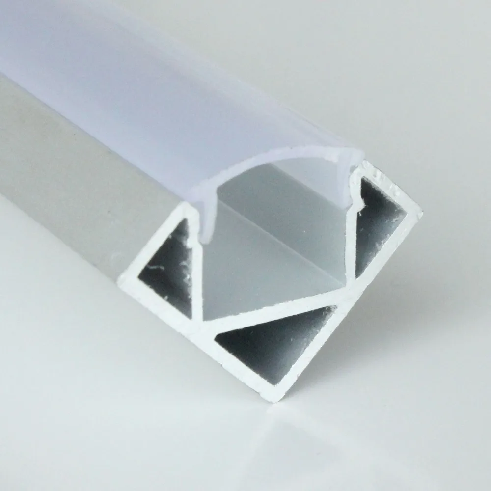 

40m(20pcs) a lot, 2m per piece, Anodized aluminum profile for led strip light, triangle shape