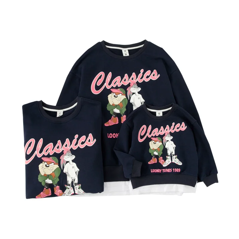 

Baby Boys Sweatshirt Hoodies 100% Cotton Mommy Girls Mother and Daughter Clothes Christmas Mother Daughter Sweaters Son Outfits