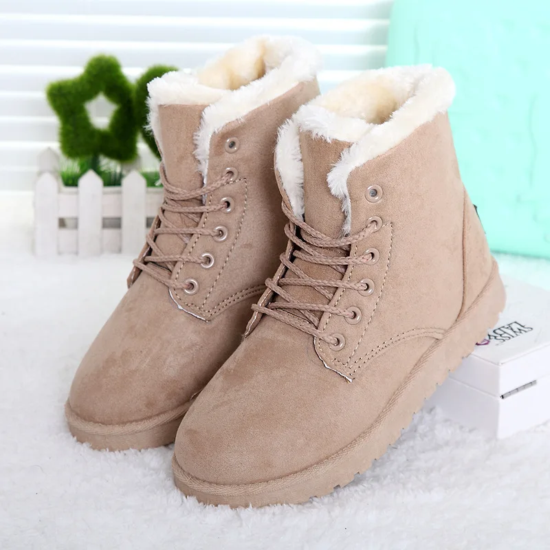 Women Winter Boots Fashion Women Boots Botas Mujer Fur Snow Boots Women